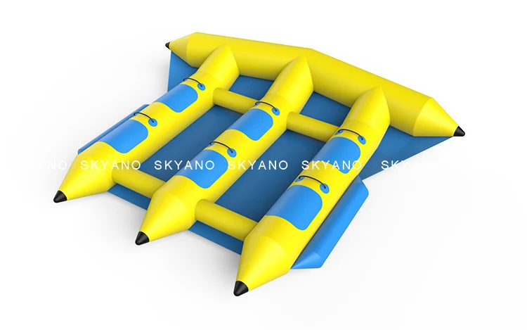 inflatable flying fish banana boat for water game sports