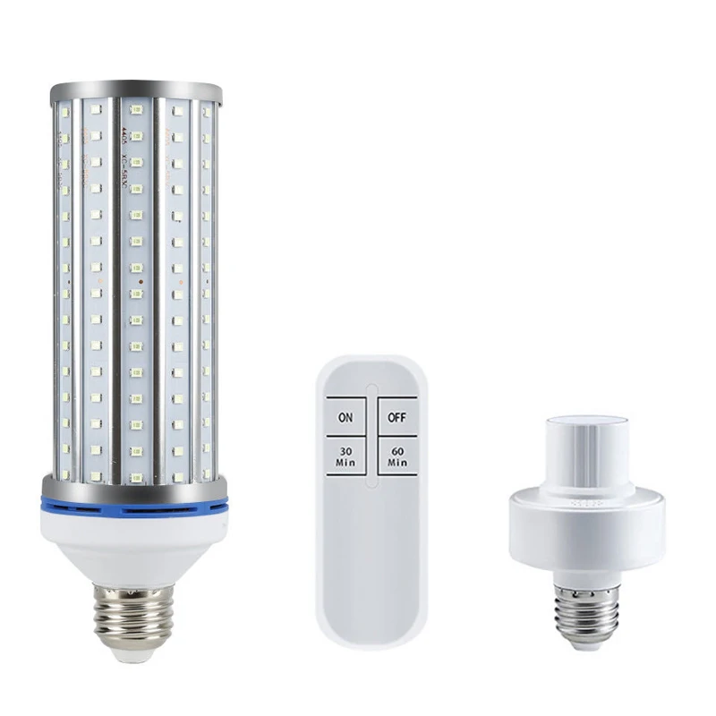 Remote control 30 min / 1 Hour uv bulb 60W e27 uvc light tube uv corn light disinfection bulb Led UVC Light Bulbs