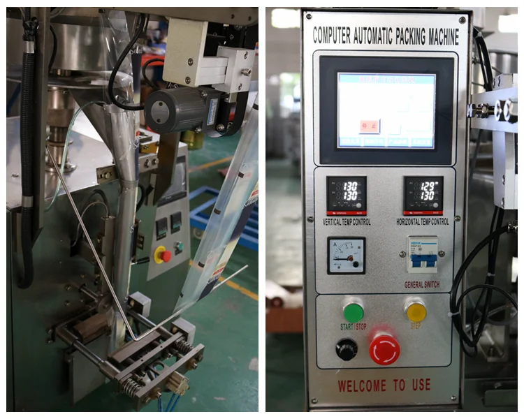 Automatic small food low cost pouch price granule sugar coffee sachet stick packing machine
