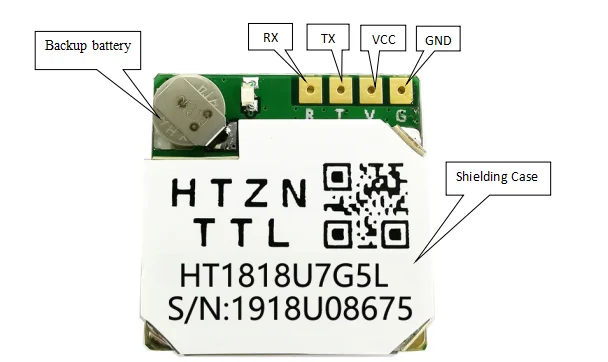 New neo-m8n ubx8030 chip with flash memory for Beidou / GLONASS / GPS