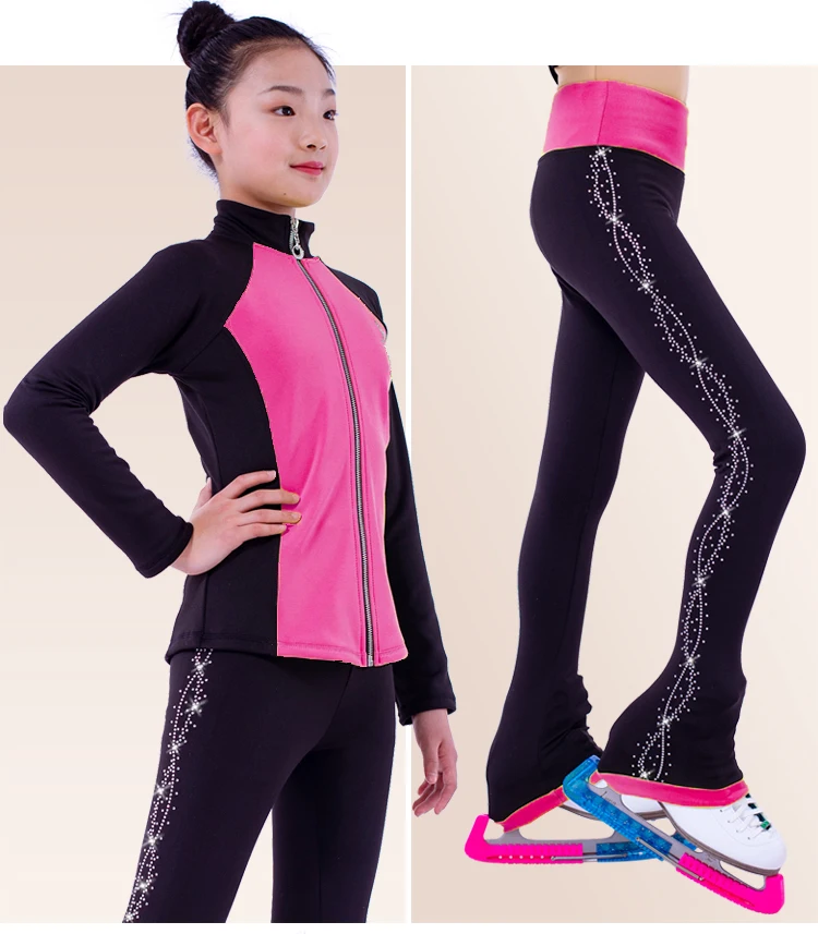 Figure Skating Training Jackets And Pants Set Girls And