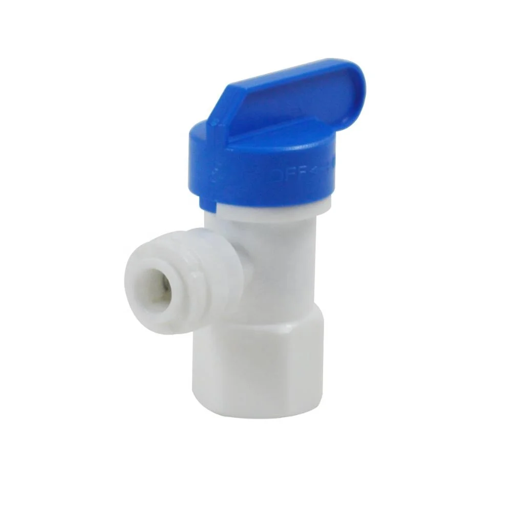 
Pressure Tank Ball Valve 1/4-Inch Quick Fitting Connector for Water Filters and RO Reverse Osmosis Systems 