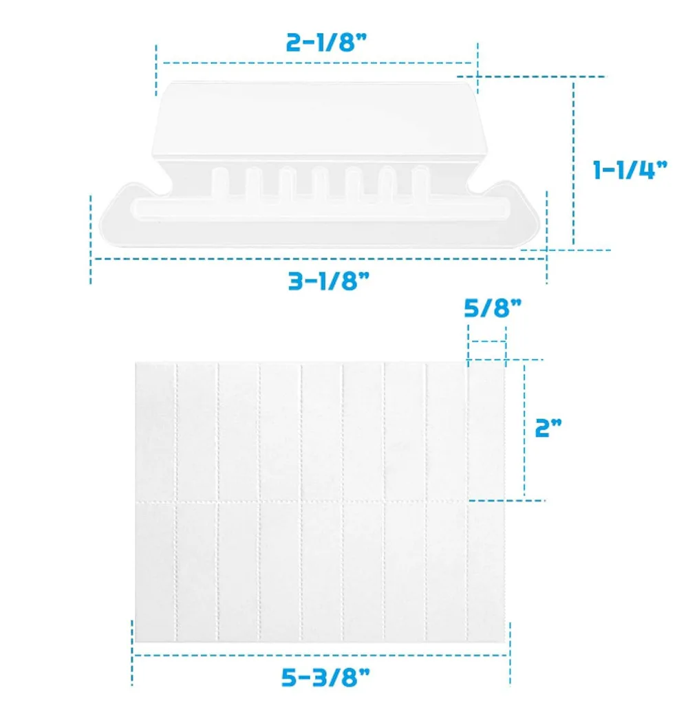 Hanging File Folder Labels Clear Inserts File Folder Tabs for Hanging ...