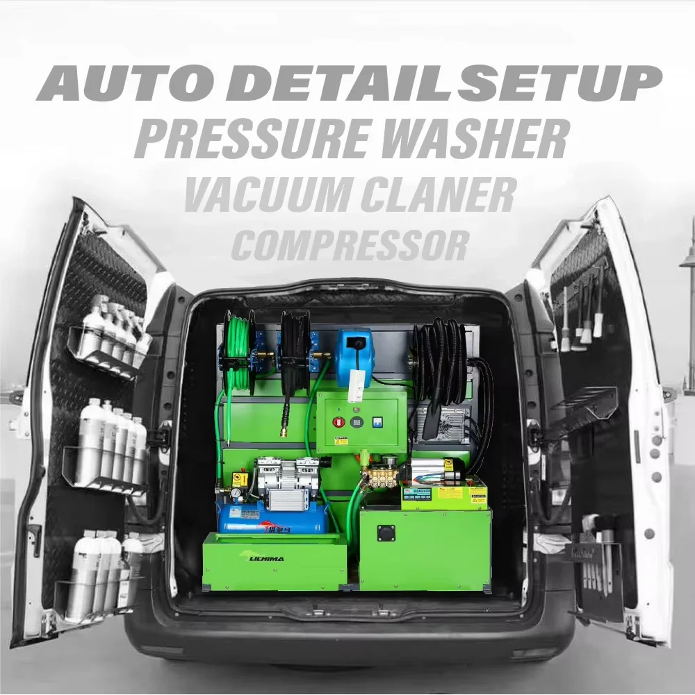 LICHIMA Mobile Detailing Car Washing Equipment Mobile Car Wash