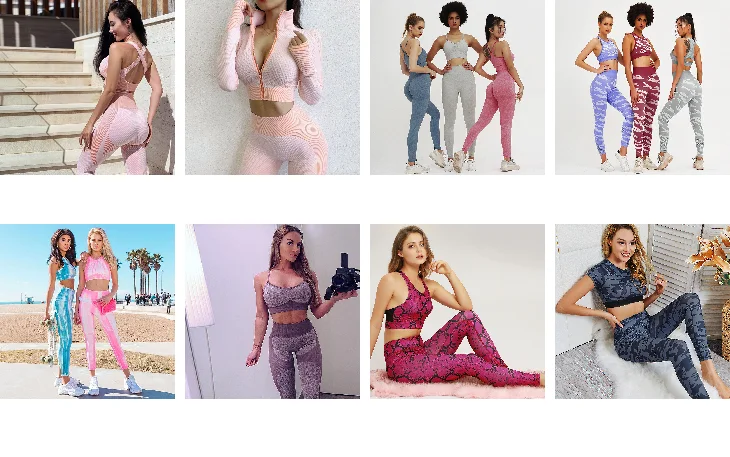 Custom Women Wearing Tight Yoga Pants Fitness Seamless High Quality