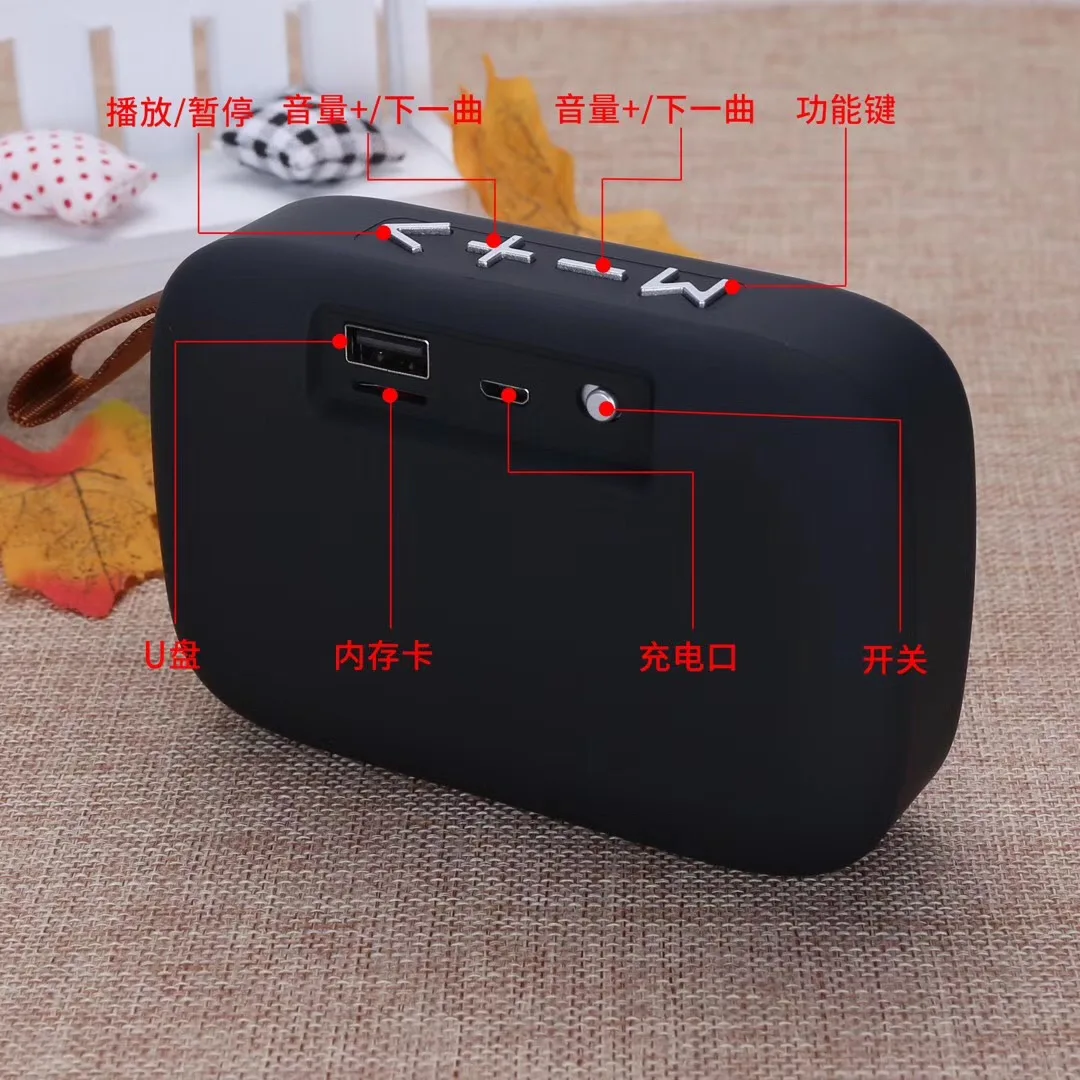 Wholesale plastic Mesh portable waterproof 400MAH mini bluetooth wireless speaker - ANKUX.COM
