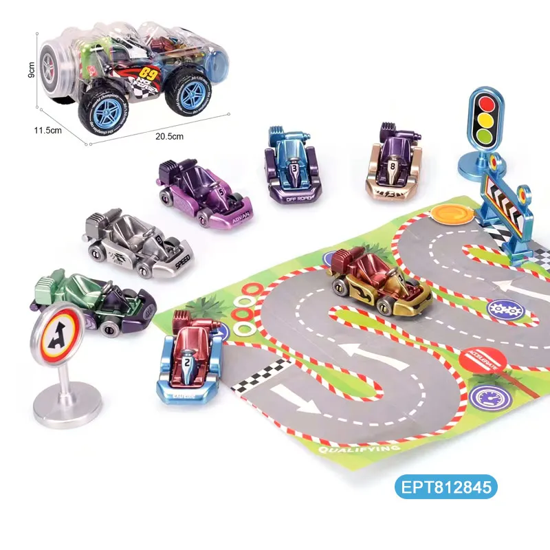 Ept Kids Educational Traffic Light Sign Toys Small Kids Car Mat Sets