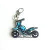 Custom brand logo 2D soft pvc keychain promotional gifts
