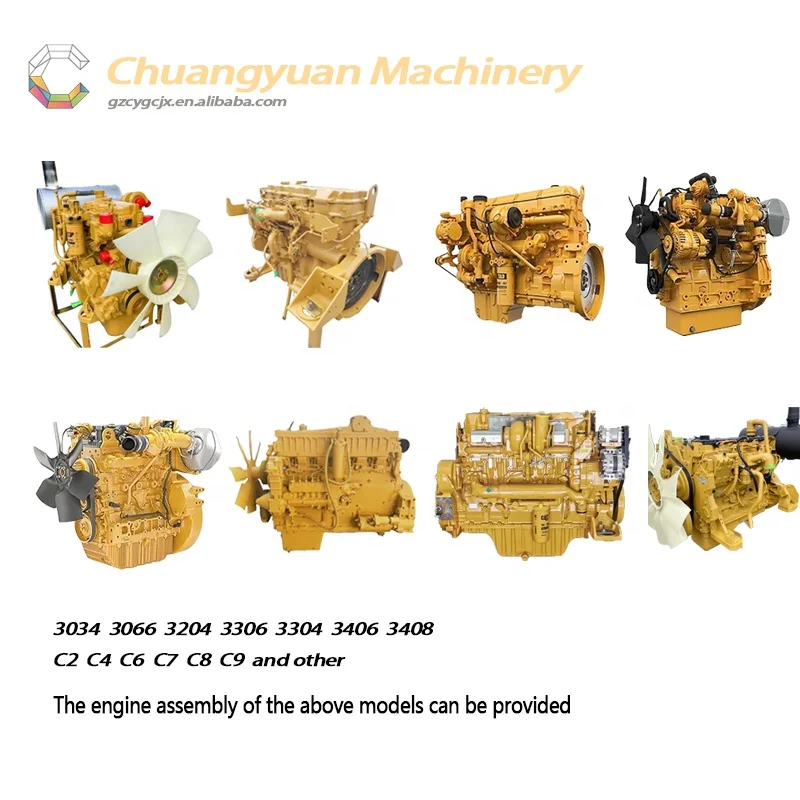 Excavator Motor 3116 Engine Assy For Cat 3066 3204 3406 3306 3408 C7 C9 ...