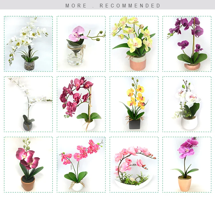 Best Prices Artificial Bonsai Wedding Decorative phalaenopsis butterfly orchid