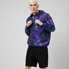 Men's New Fashion Space Printing Design Hooded Jacket