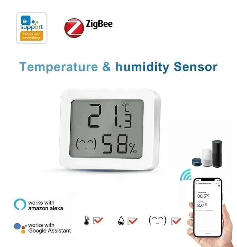Humidity Injection Bar Zigbee 2MQTT Compatible EWelink Meter Intelligent Home Monitoring ...