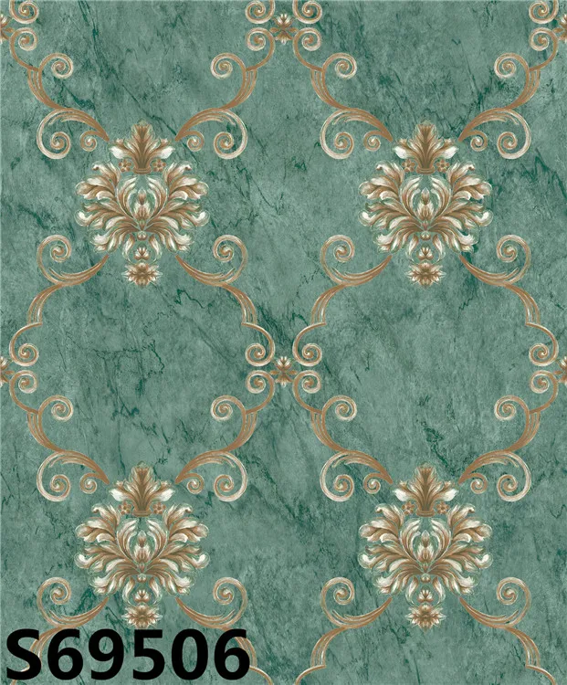 2020 new damask gold wallpaper