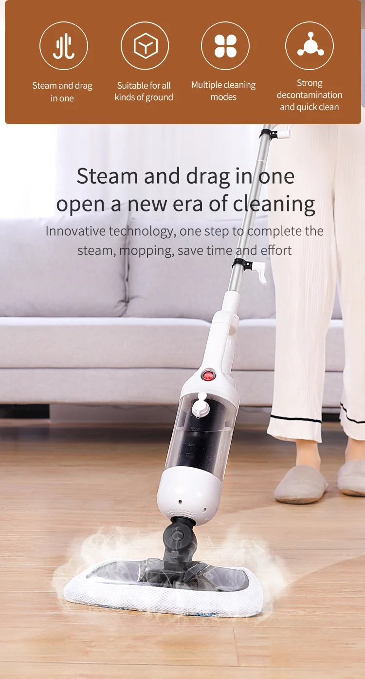 BOOMJOY multi purpose easy clean household cleaning mop steam mop