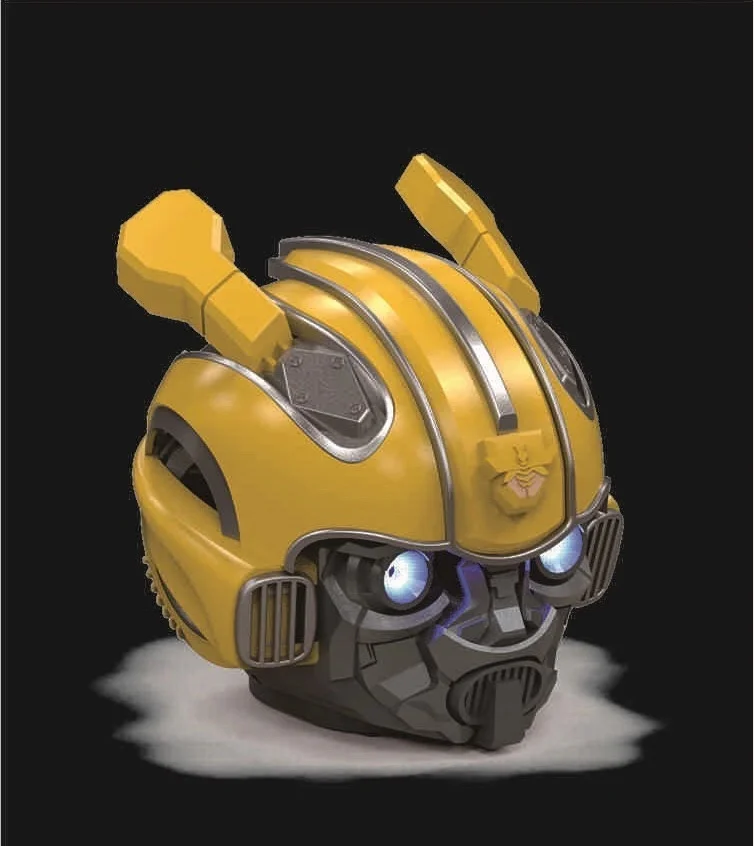 Creative gift Iron man Spider man Bumblebee helmet wireless bluetooth Speaker Subwoofer portable speaker - ANKUX.COM