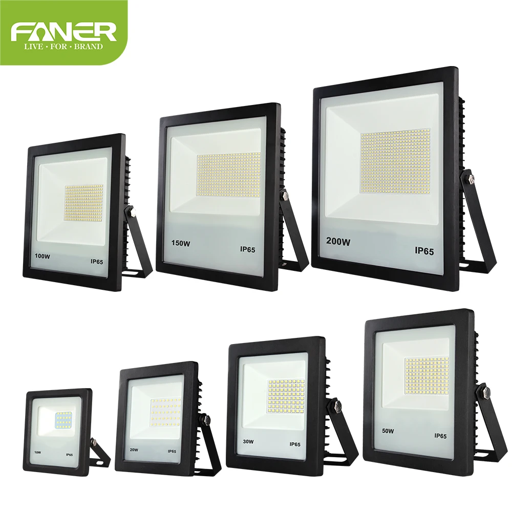 Faner CB bis certified 50w white ip65 led flood light ac85-265v dimmable floodlight designed for outdoor