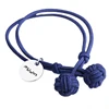 Custom Made Logo Charm Knot Rope Bracelet