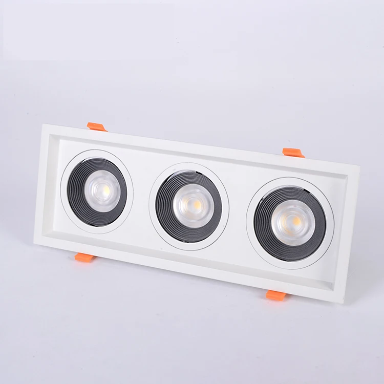 36w dimmable recessed multiple adjustable square led downlight