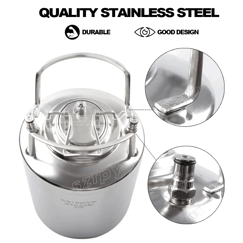 Two 5 Gallon Kegs Fridge Assembly Home Beer Brewing Kit Buy Home Beer