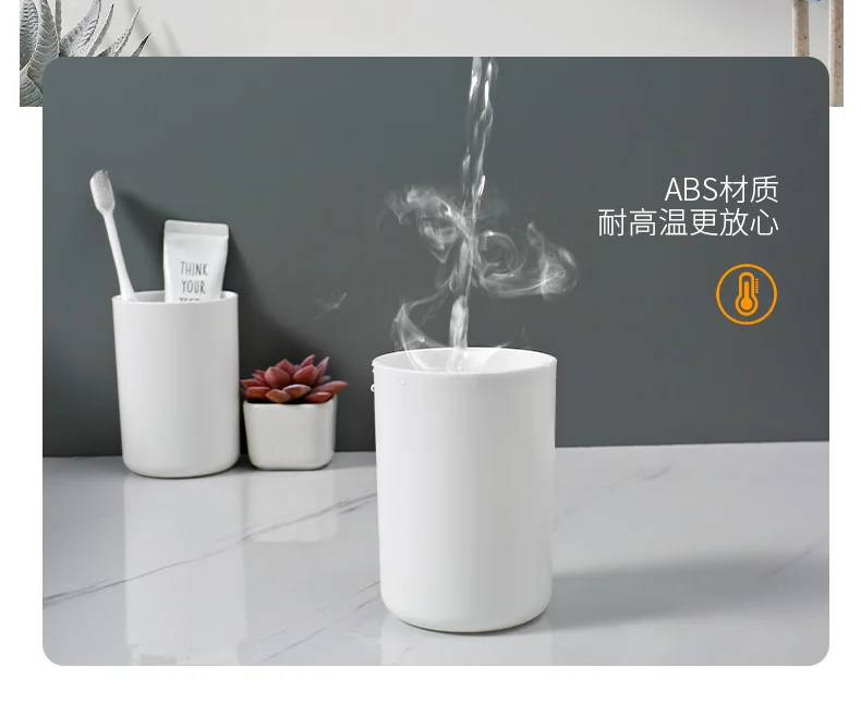 Hanging Plastic toothbrush holder wall Mounted  with cups toothpaste  holder toothbrush cover storage rack Bathroom Accessories