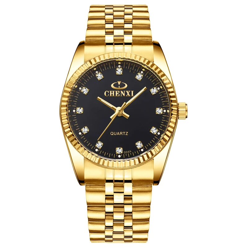 Duoya Marca De Lujo Reloj Mujeres Oro Ojos Moda Cristal Duoya Marca De Lujo Reloj Mujeres Oro Ojos Moda Cristal