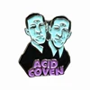 dark style fashion no minimum customization of Individual patterns nickel plated cheap custom soft enamel pin badge