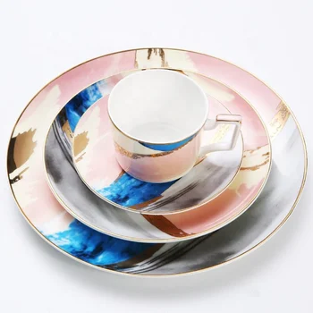 colorful dinnerware