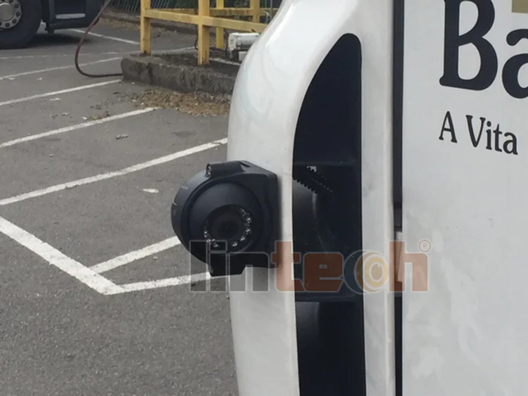 AI Active Blind Spot Deteksi Mobil Truk DVR 10 Inci Kamera Monitor Layar Sentuh Sistem BSD Deteksi dan Peringatan Pejalan Kaki Kendaraan pemasok