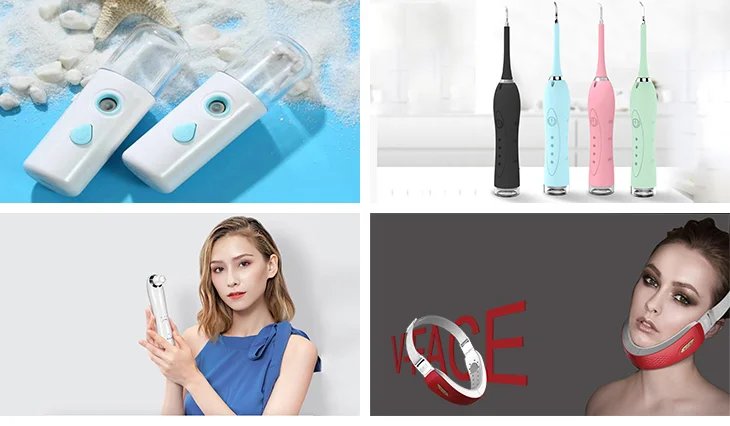 Brand new face slimming lifting skin rejuvenation face lifting device ultrasonic facial massager