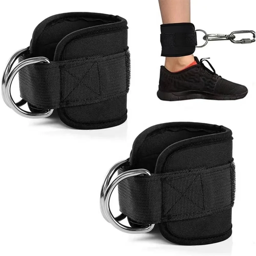 Kang Xia Dring Ankle Strap Buckle Gym Ankle Cuffs Power Weight Lifting