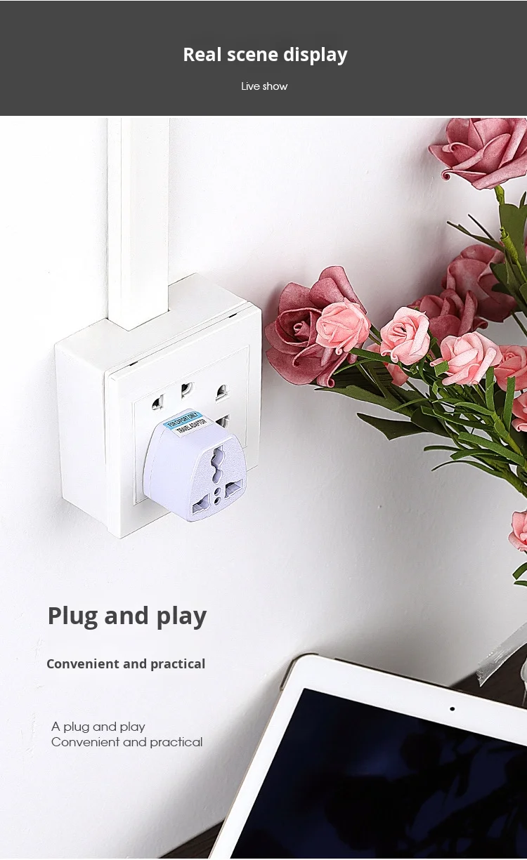 Aomei Cross-Border UK to EU & US to AU to DE 10A Plug Adapter with ...