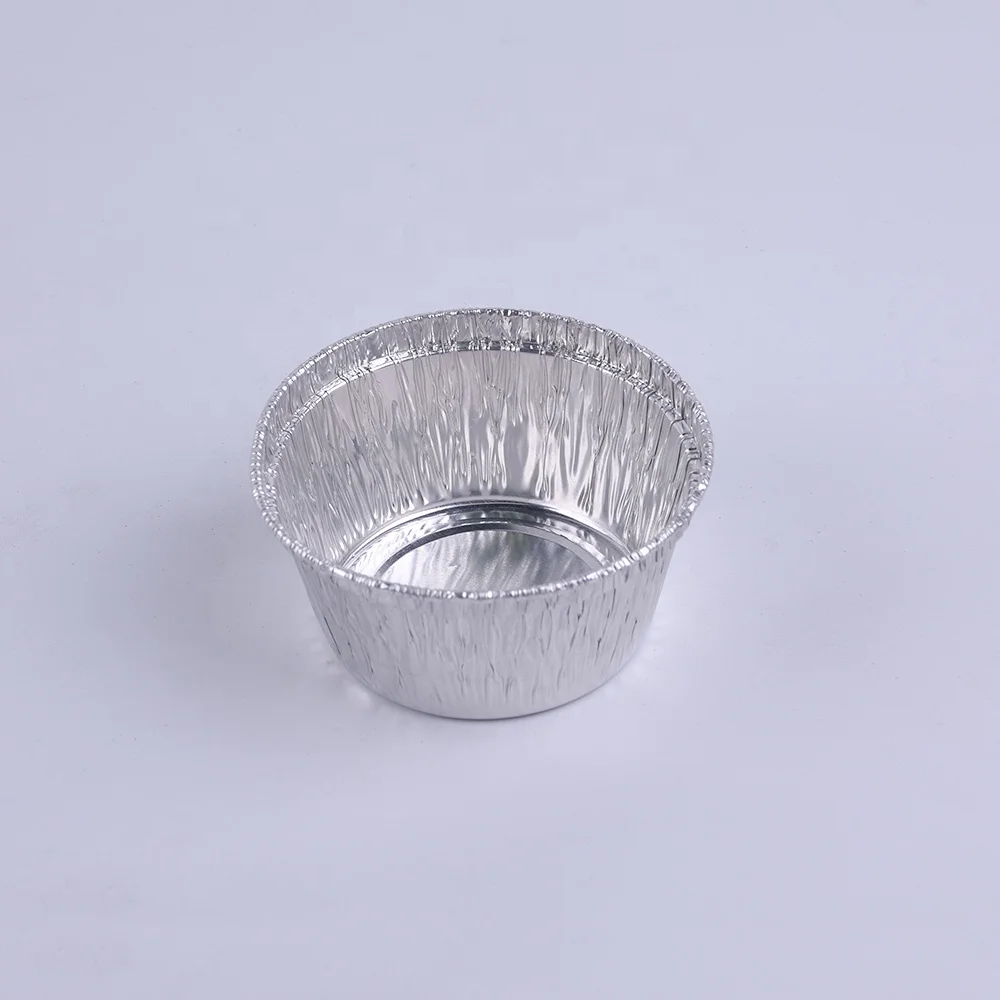 Small 4oz Disposable Aluminium Baking Container Aluminum Foil Pudding