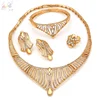 2019 trendy fashion jewelry 18k gold arabic wedding jewelry brazilian gold plated jewelry