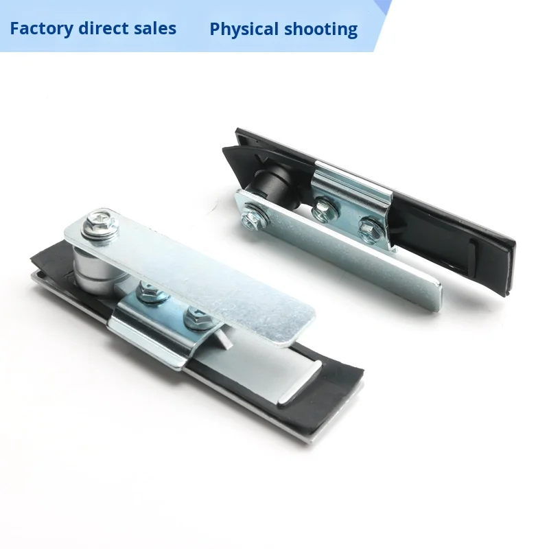 MS717-2 Black Matte Electric Cabinet Lock Flat Lock Handle 6000 Series Rotation Distribution Box Cutting Service Included details