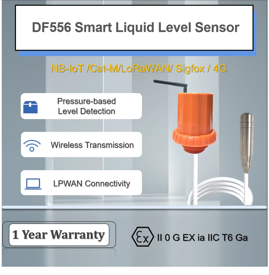Atex Iot Sensor For Remote Monitoring Fuel/liquid Level - Buy Pressure ...