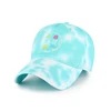 Summer customized colored vintage baseball cap tie dye washing hat