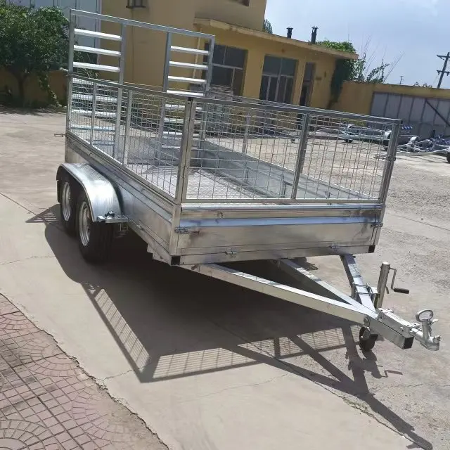 New Hot Dipped Galvanized Farm/truck/utility/small Car Trailer| Alibaba.com