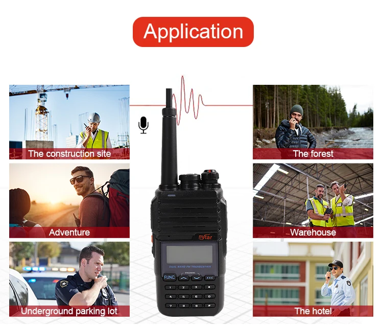 Mstar Muv3 Walkie Talkie,128 Channel Hands Free 2 Way Radios Up To