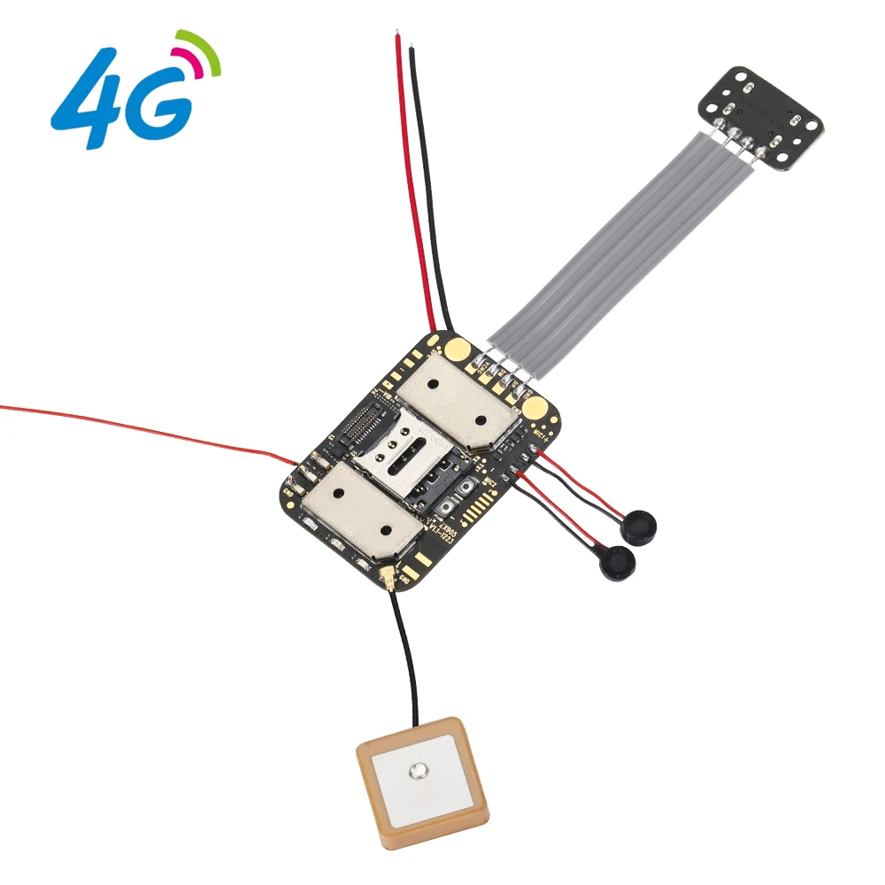 4G ZX905 Mini GPS Tracker Module for Pets and Vehicles - Voice