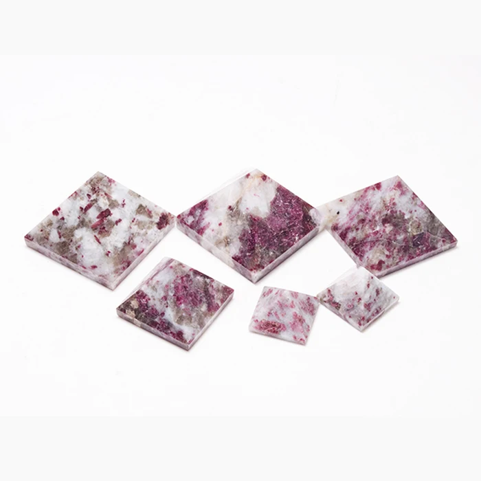 Red Tourmaline Pyramid