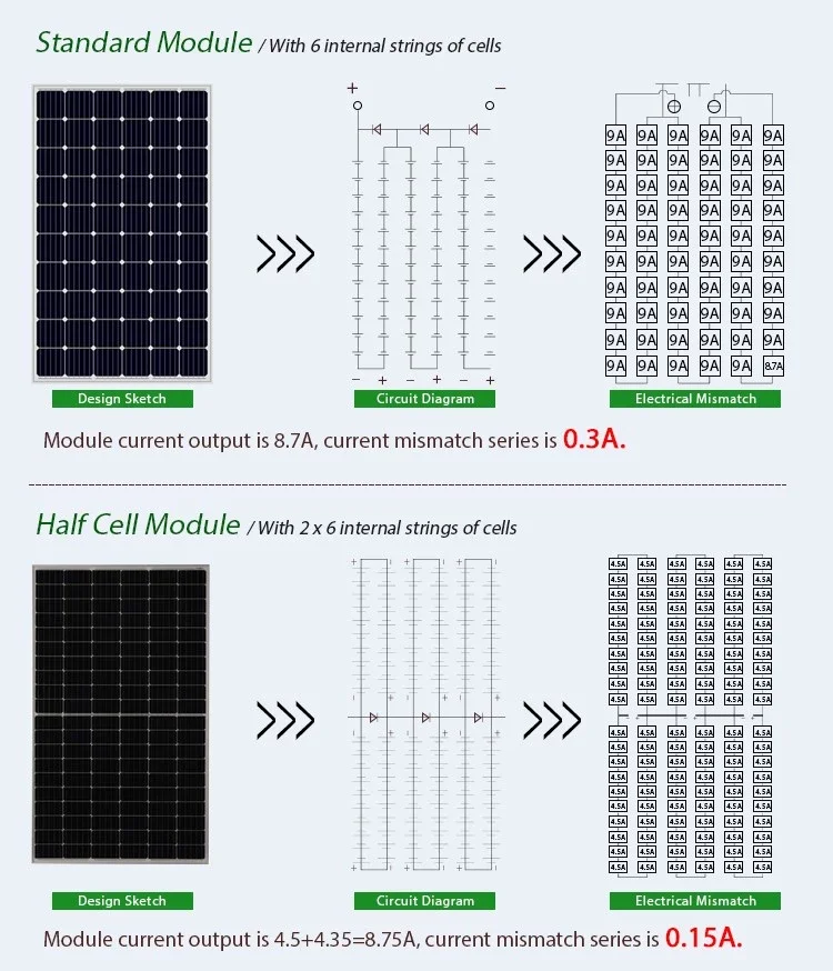 Bluesun Monocrystal Half Cell Pv Panels 310w 320w 330w 122 Cells High ...