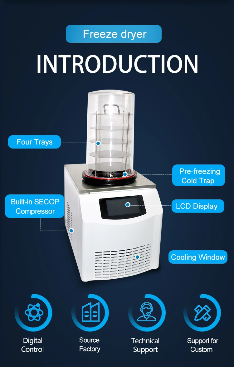 Lyophilizer Freeze Drying Lyophilization Machine