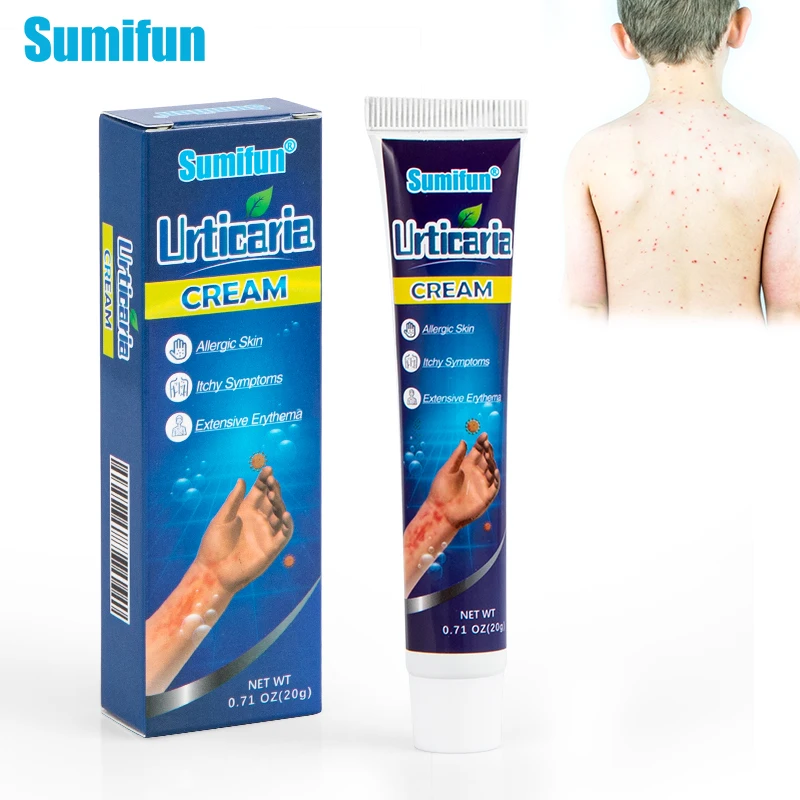 Sumifun Urticaria Cream Bacteria Inhibiting Itching Relieving Scratch 