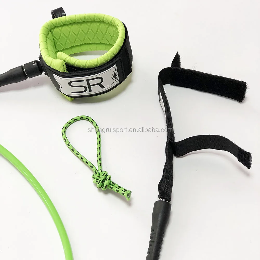7mm 6ft Promotional Ultra Lightweight Colourful Strong Surfboard Leash