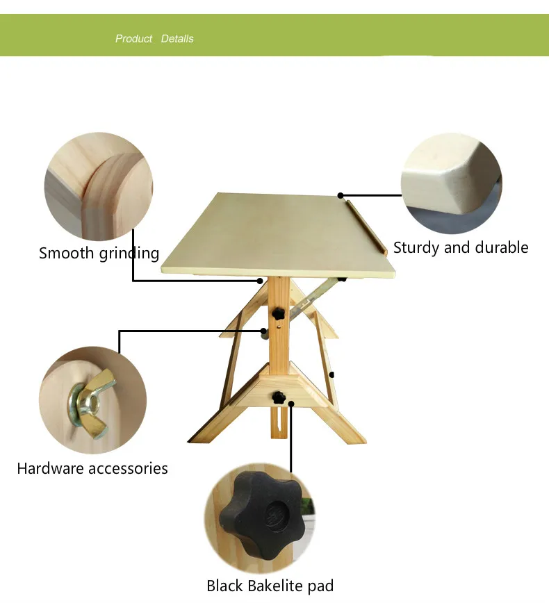 Wholesale Heavy Duty Wood Table Top Easels Professional Engineering
