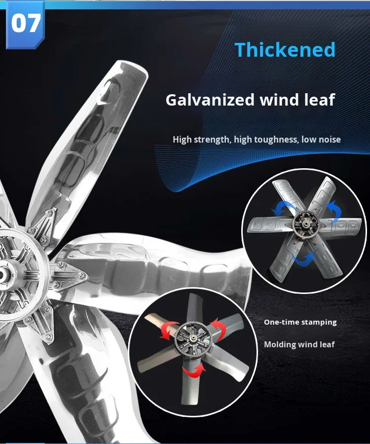 Power Louvered Exhaust Fan, 380/220V, Stainless - detail 20