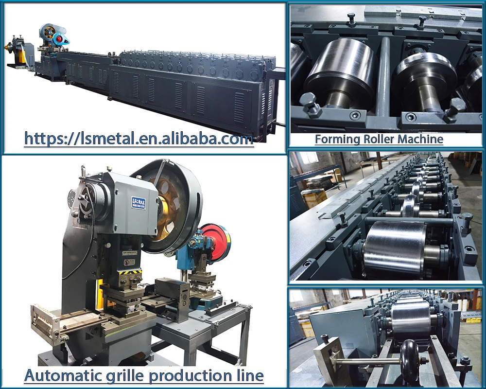 hot sale High speed !!aluminum alloy,galvanized steel full auto grid making line making machine making machine