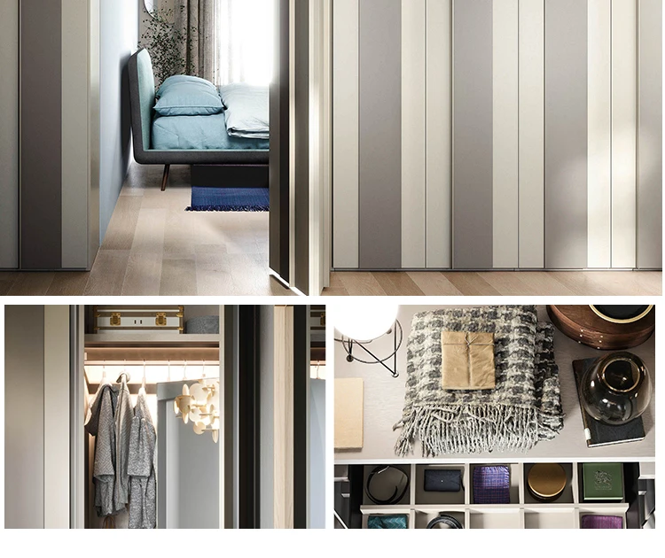2020 modern custom freestanding mdf bedroom furniture wardrobe door bedroom set from china