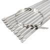 Stainless Steel Material and Self - Locking Type Stainless Steel cable Strap / Metal Cable Ties