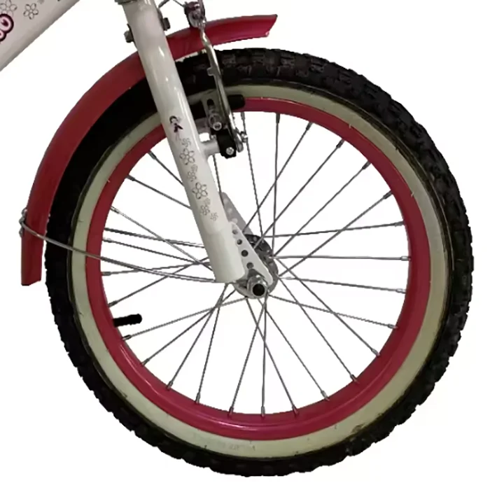 20 inch single speed bicycle for children with front light pedal training wheels and steel fork-2